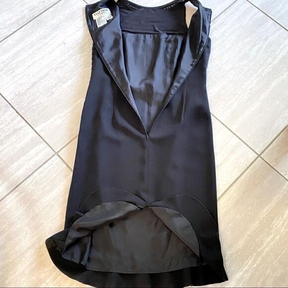 DAYMOR COUTURE JET BLACK TWO PIECE / SHORT SLEEVE LBD & TAILORED JACKET 4 - Picture 15 of 16